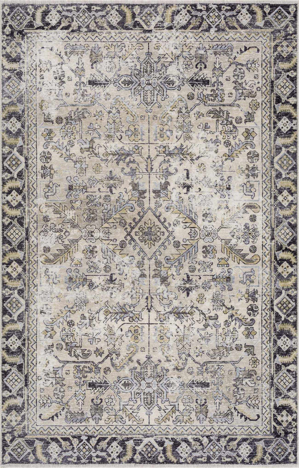 Holi-4606 Washable Area Rug - Clearance