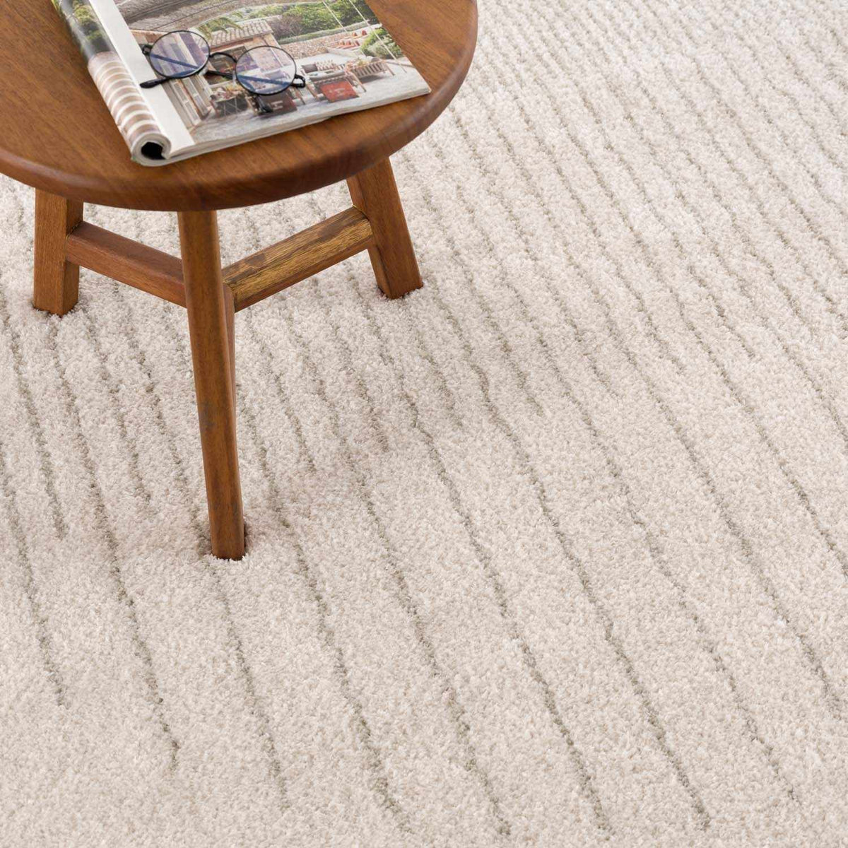 Apichu Gray Washable Area Rug