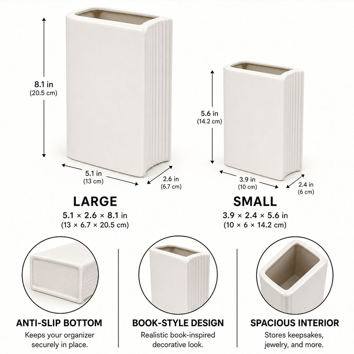 A New Chapter Begins With You - Personalized Ceramic Book Vase