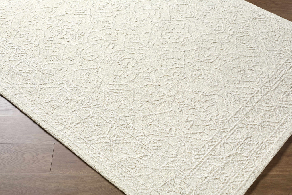 Yadid Cream Wool Area Rug