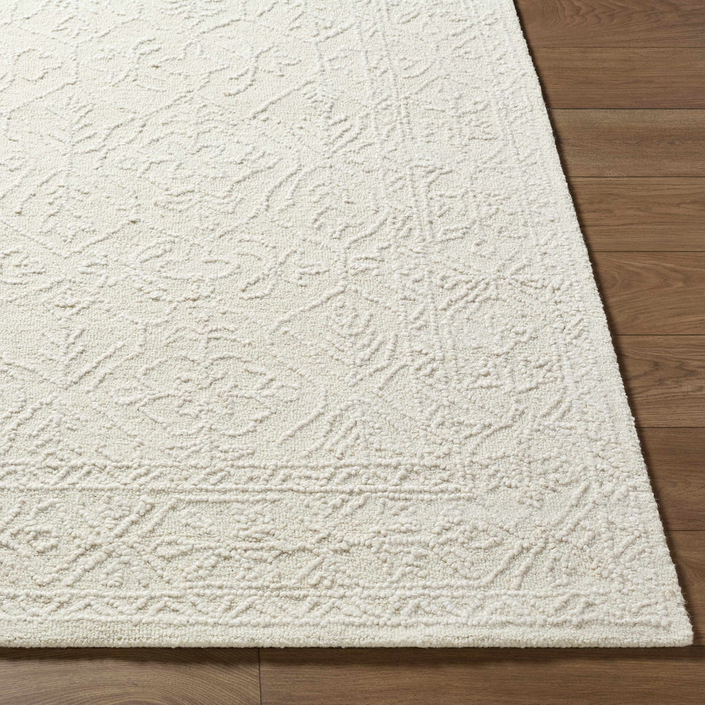 Yadid Cream Wool Area Rug