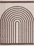 Yasuo Brown Washable Area Rug