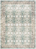 Acoose Vintage Flat Pile Washable Rug