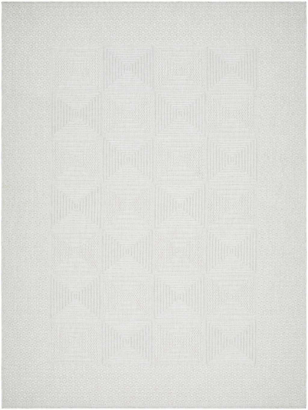 Anabia White Outdoor Area Rug