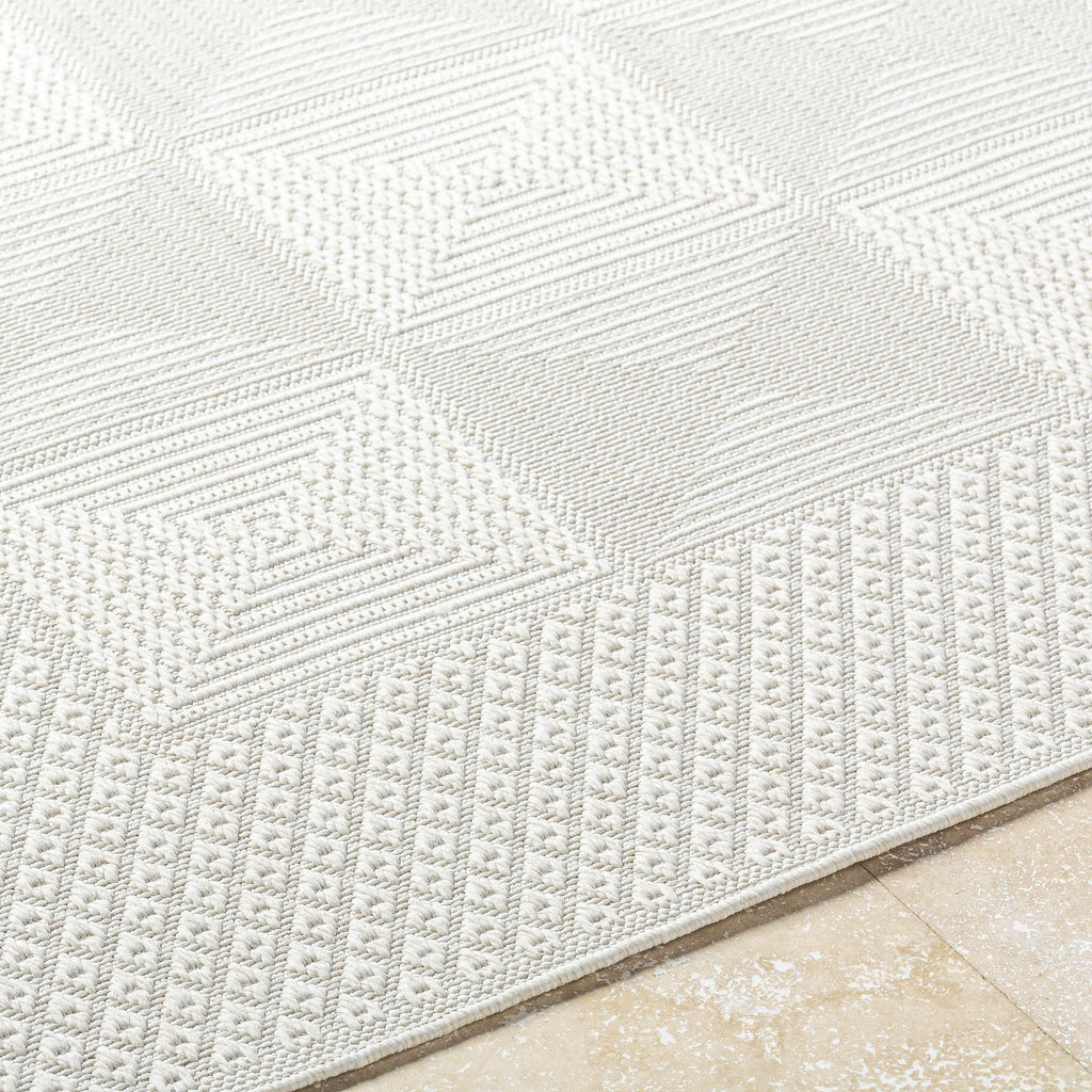Anabia White Outdoor Area Rug