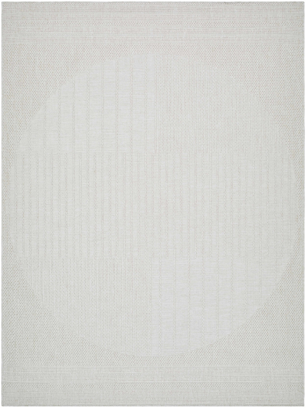 Yuley White Outdoor Area Rug