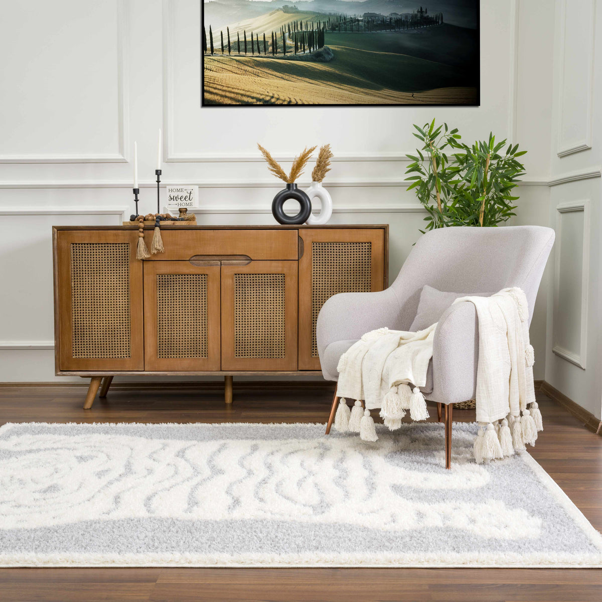 Zane Gray Tibetan Tiger Area Rug - Clearance