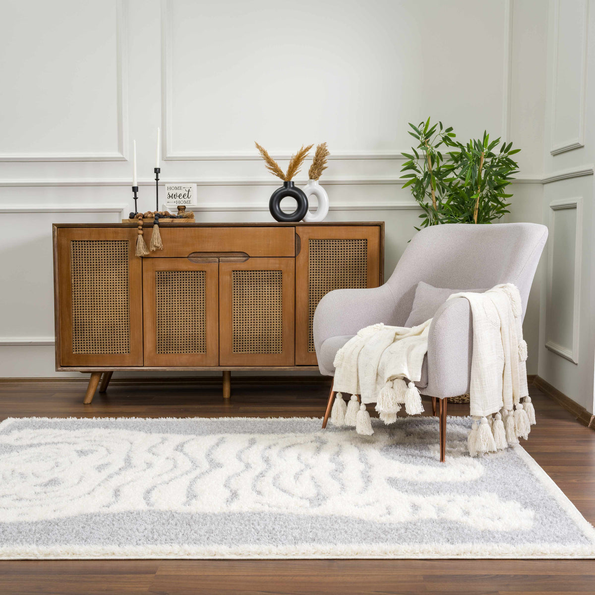 Zane Gray Tibetan Tiger Area Rug - Clearance