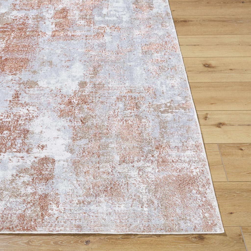 Anitra Brown Washable Area Rug