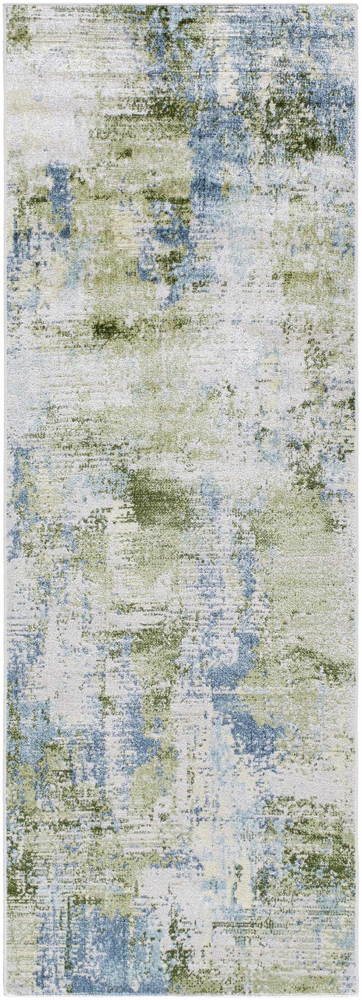 Anitra Green Washable Area Rug