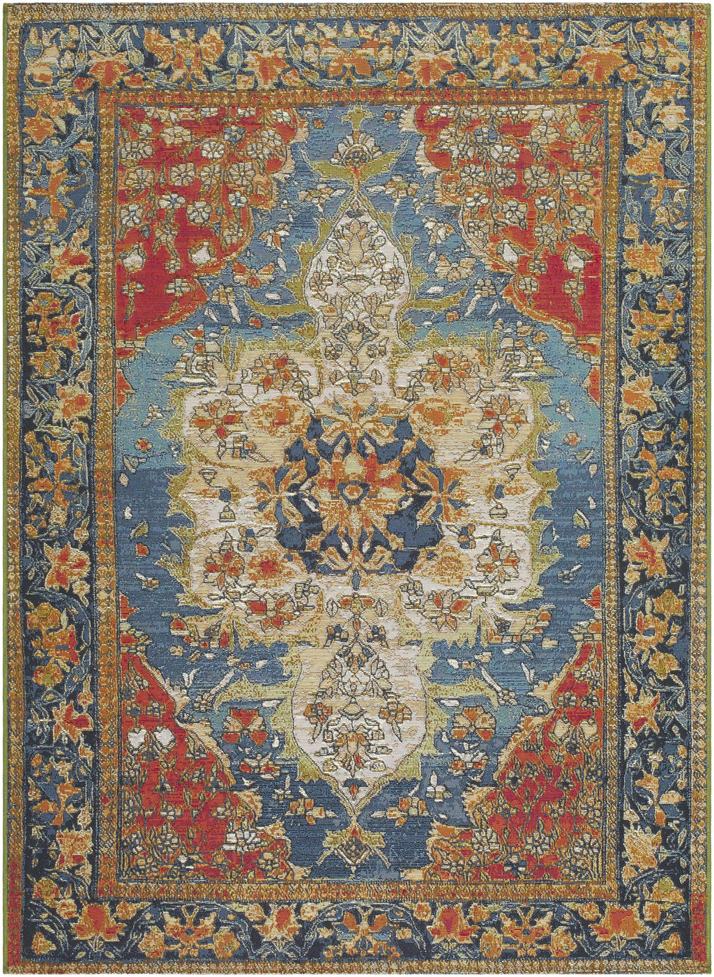 Zorea Traditional Outdoor Area Rug