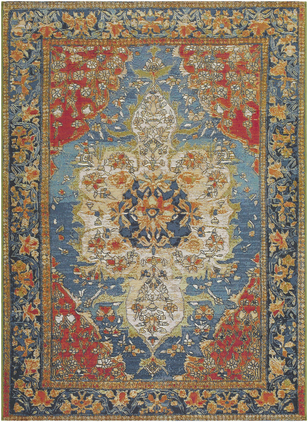 Zorea Traditional Outdoor Area Rug