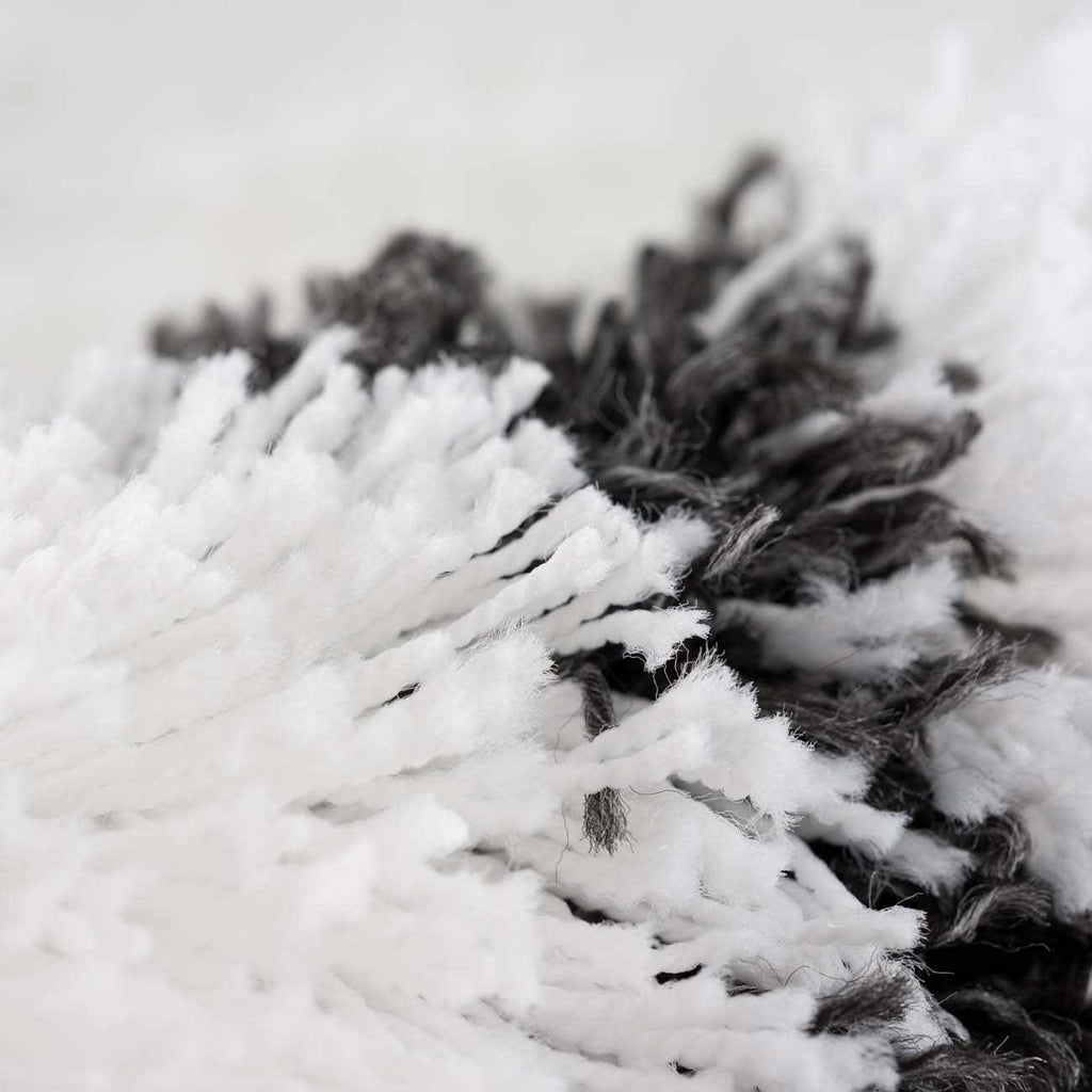 Zahur Black & White Diamond Area Rug - Clearance
