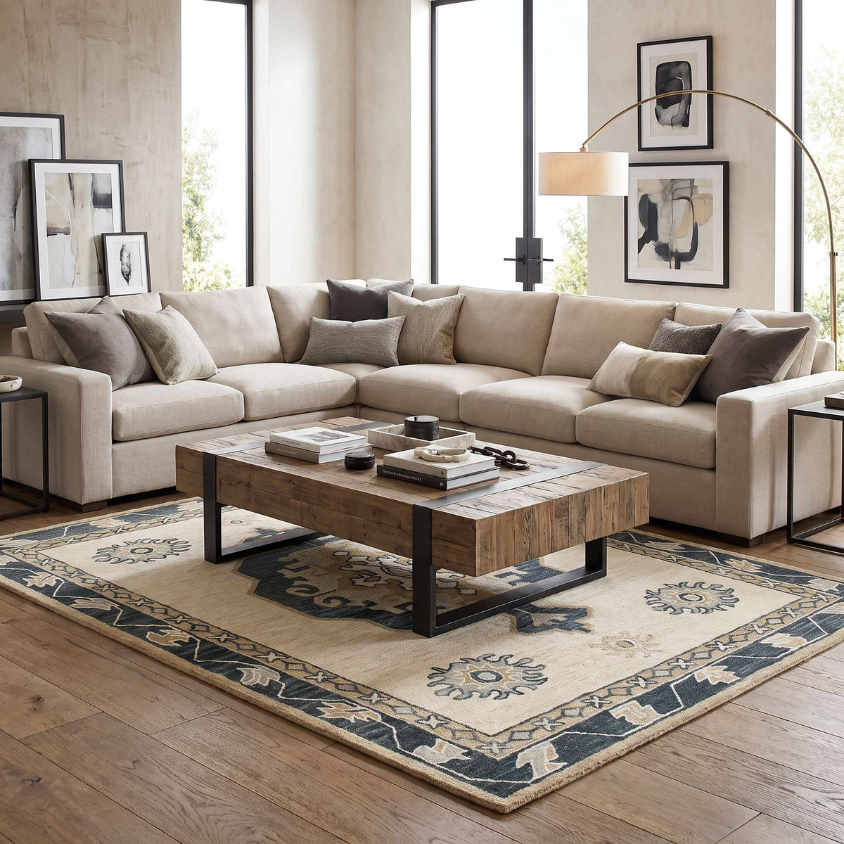 Sytela Global Bohemian Handmade Area Rug