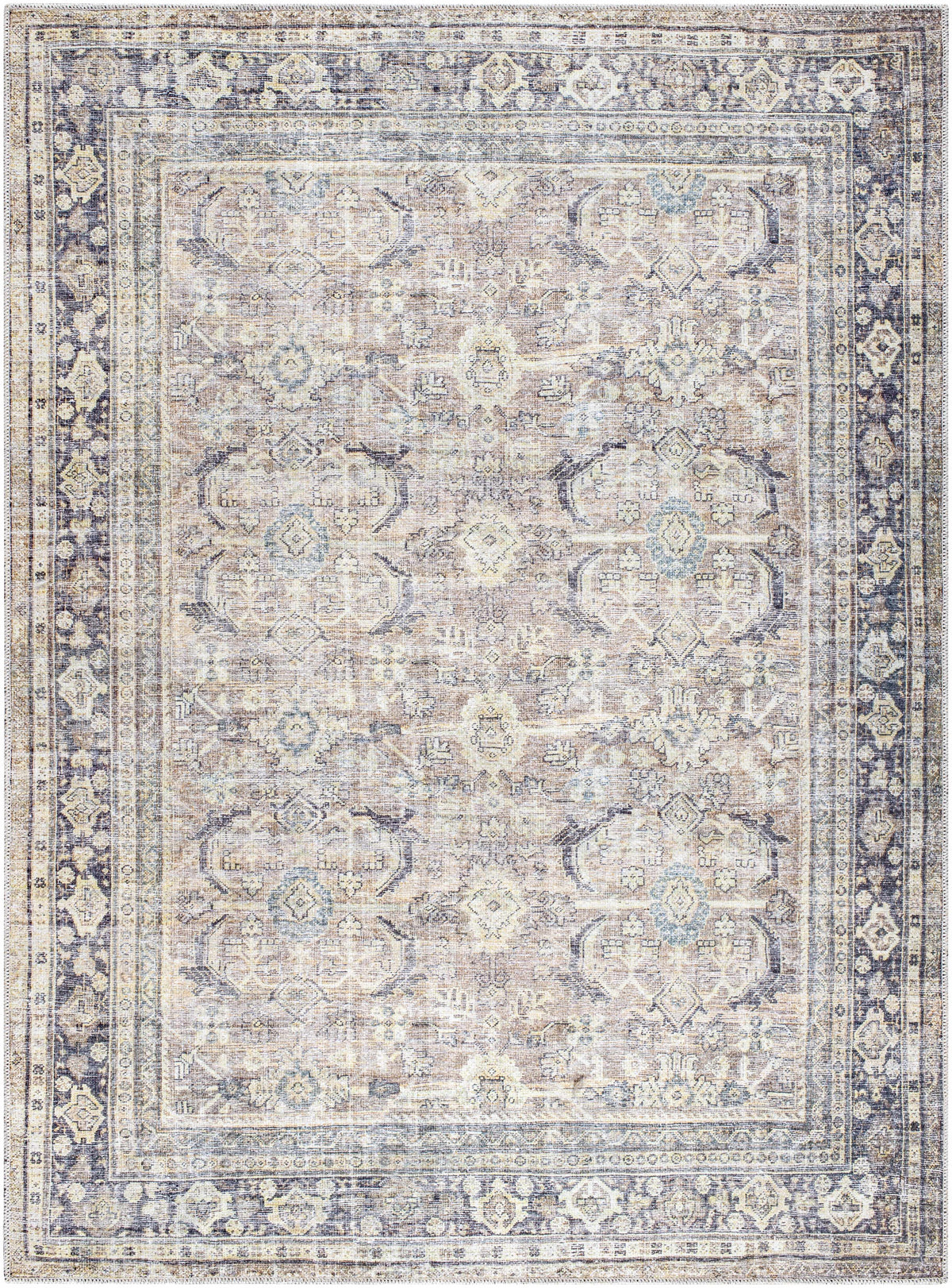 Darling Machine Woven Becki Owens x LIVABLISS BODA-2300 Washable Area Rug
