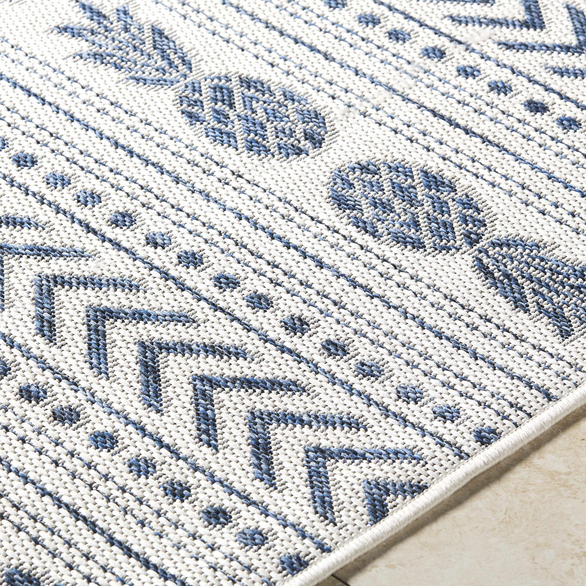 Zaida Cream Outdoor Area Rug