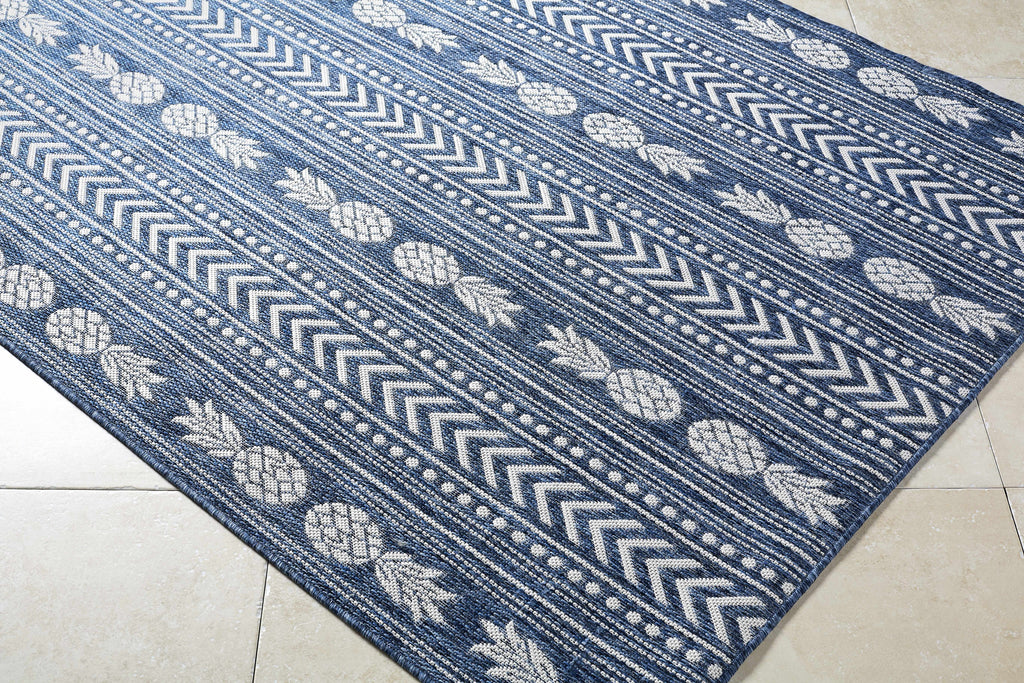 Zaida Blue Outdoor Area Rug