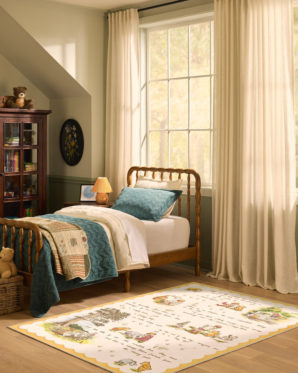 A Grand Explore Yellow Flatwoven Rug
