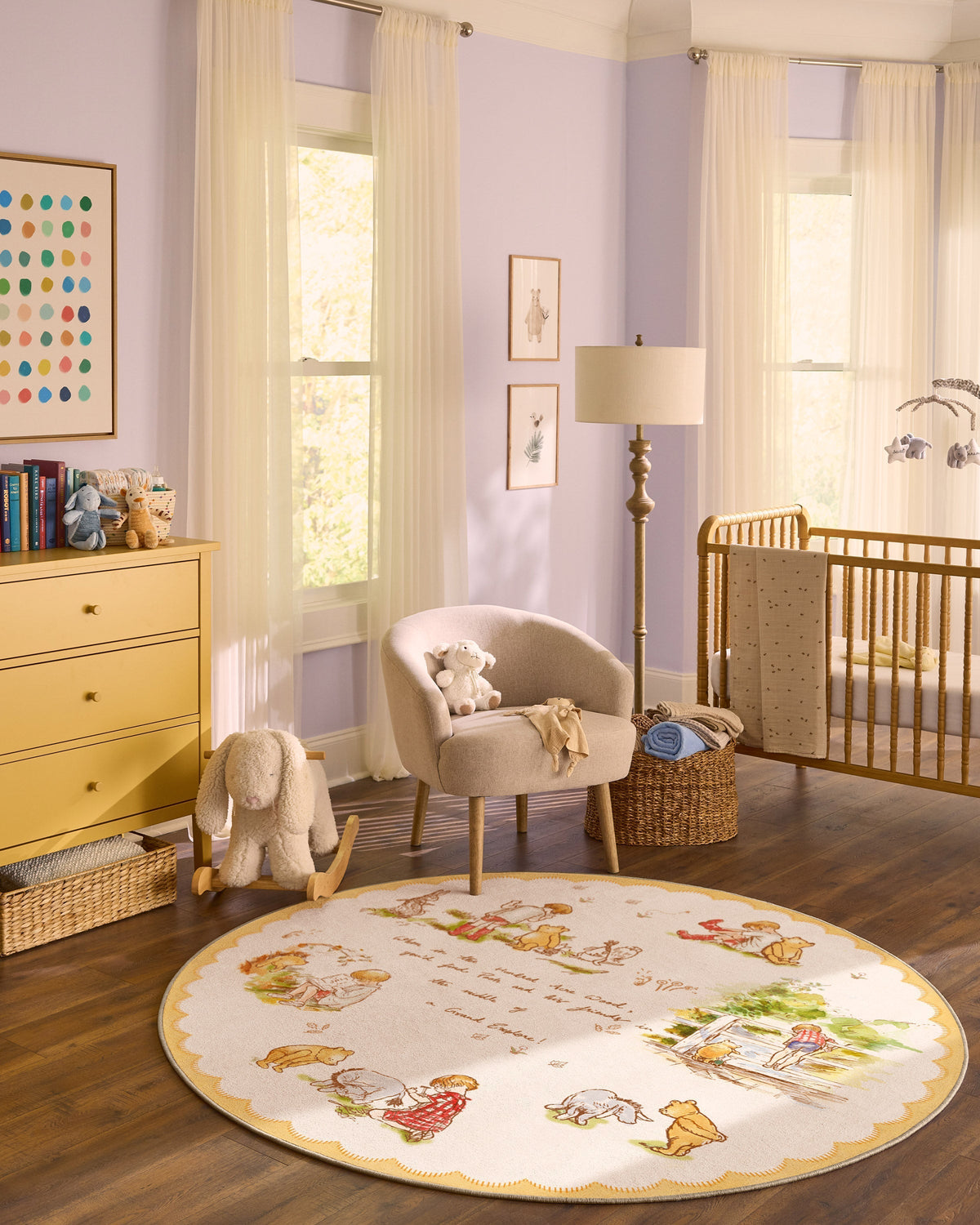A Grand Explore Yellow Rug