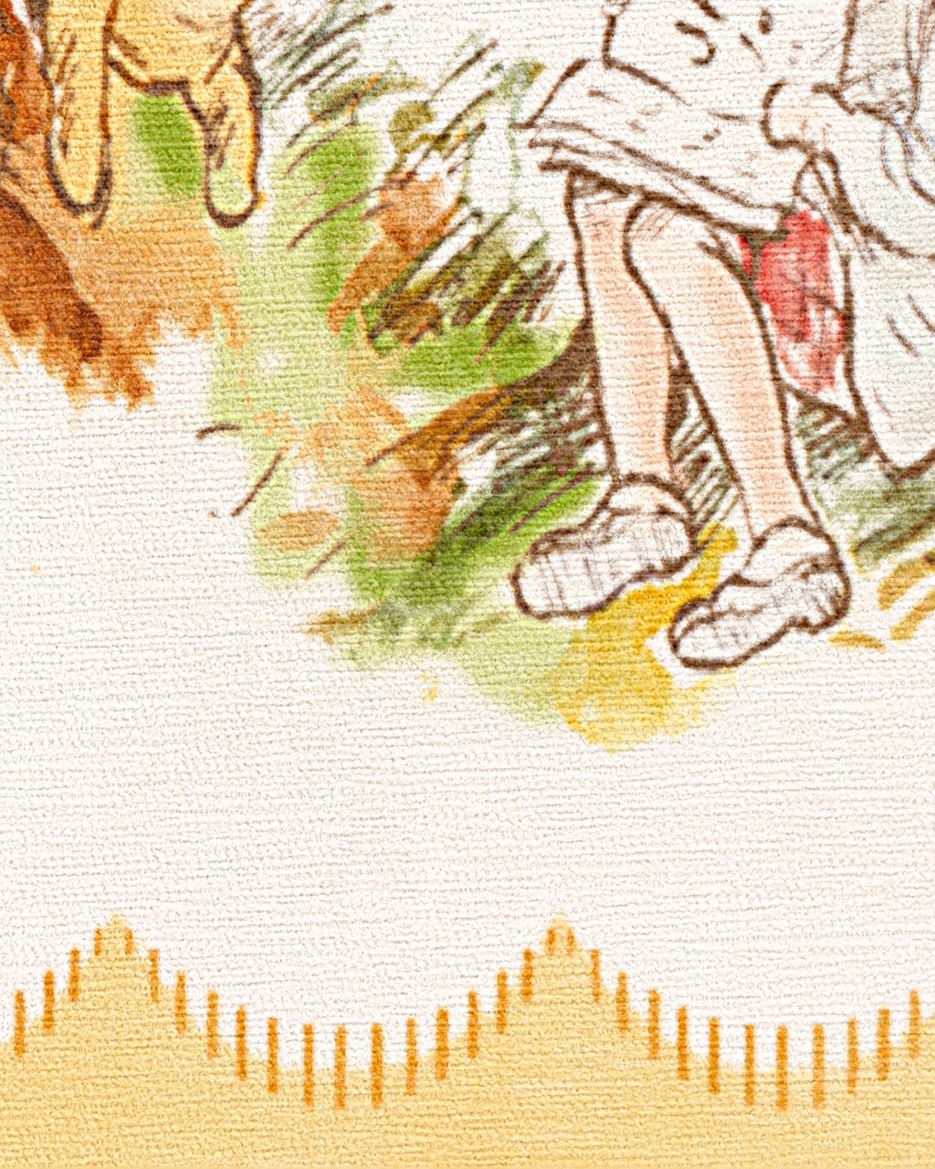 A Grand Explore Yellow Flatwoven Rug