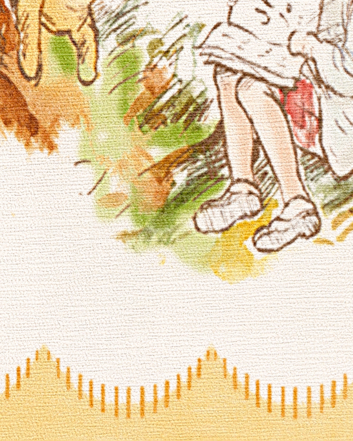 A Grand Explore Yellow Flatwoven Rug