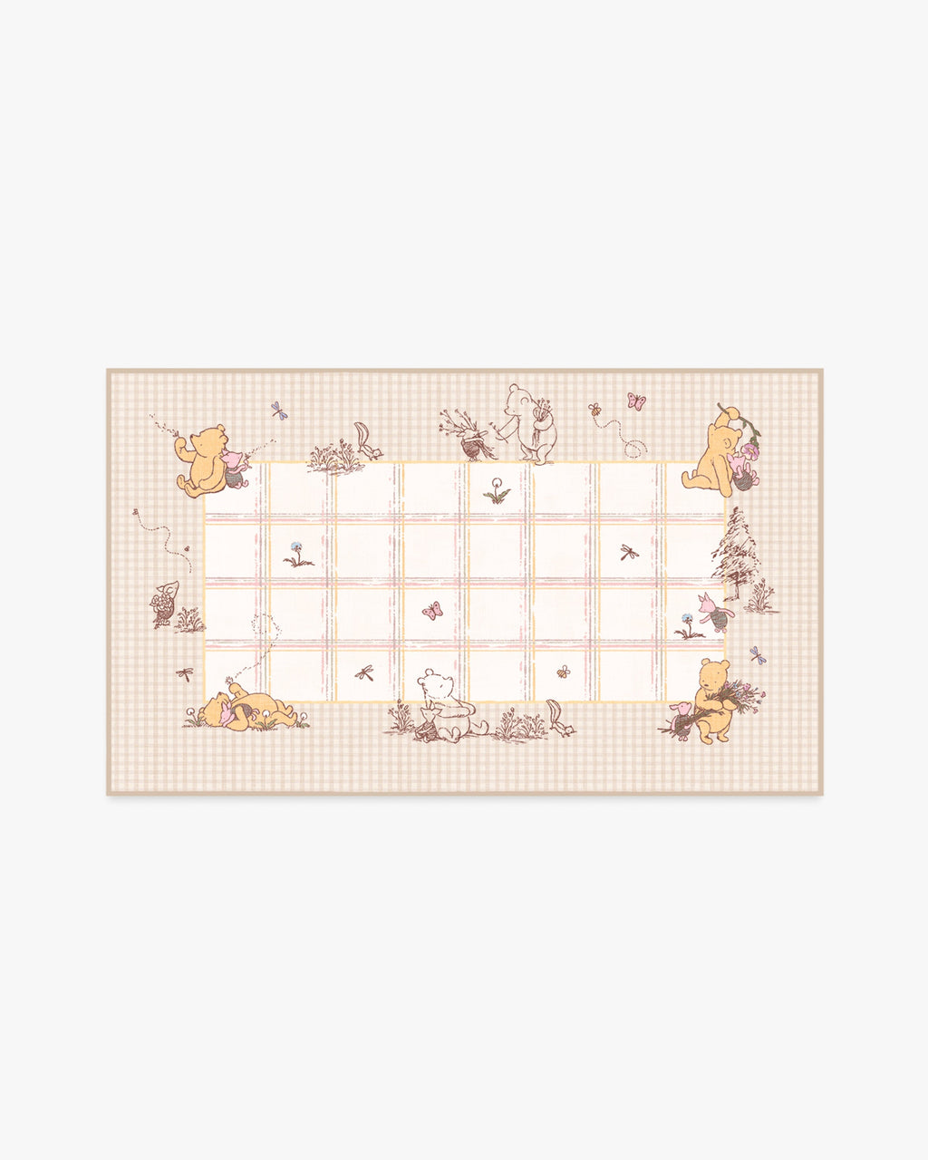 A Picnic Together Cream Multicolor Rug
