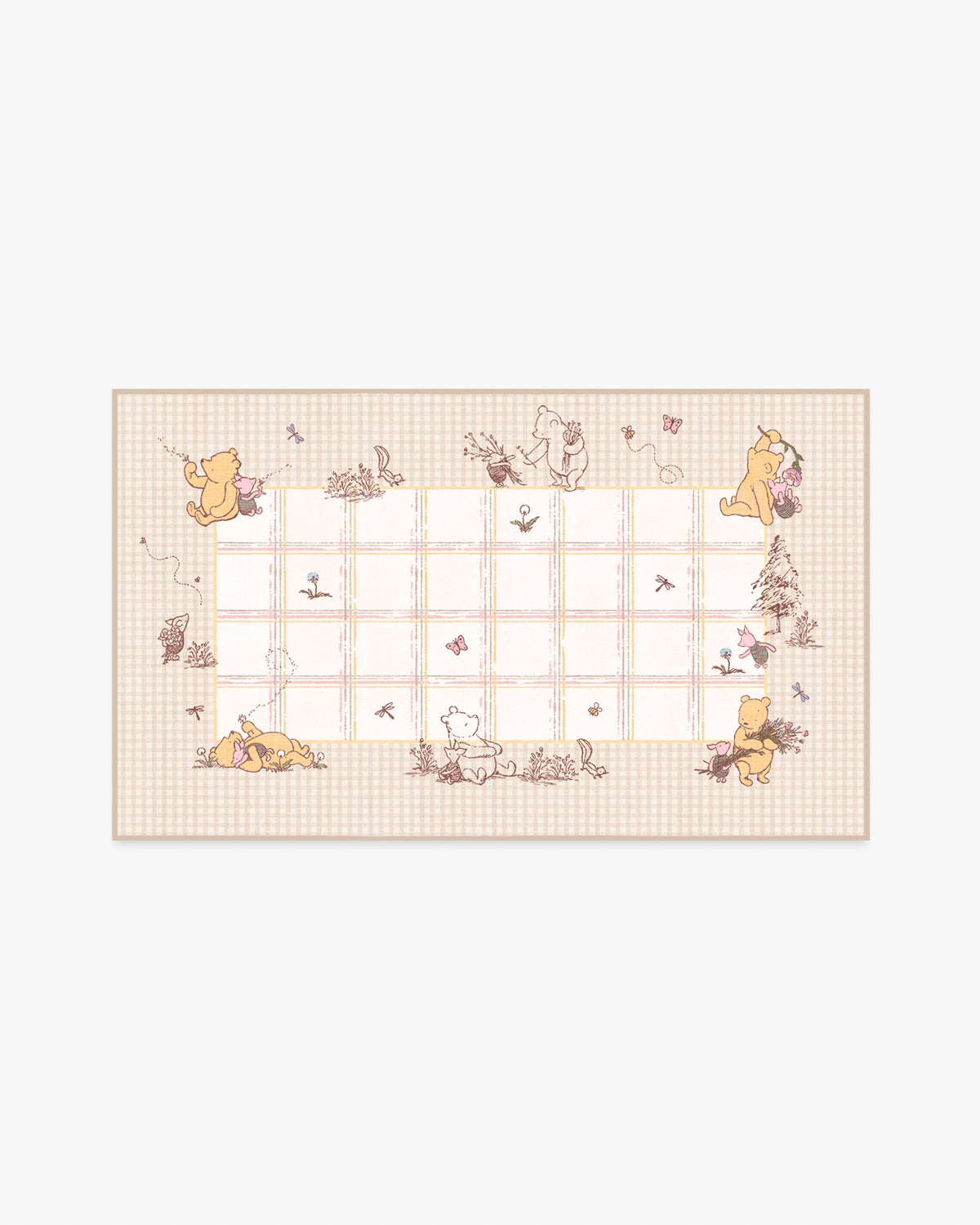 A Picnic Together Cream Multicolor Rug