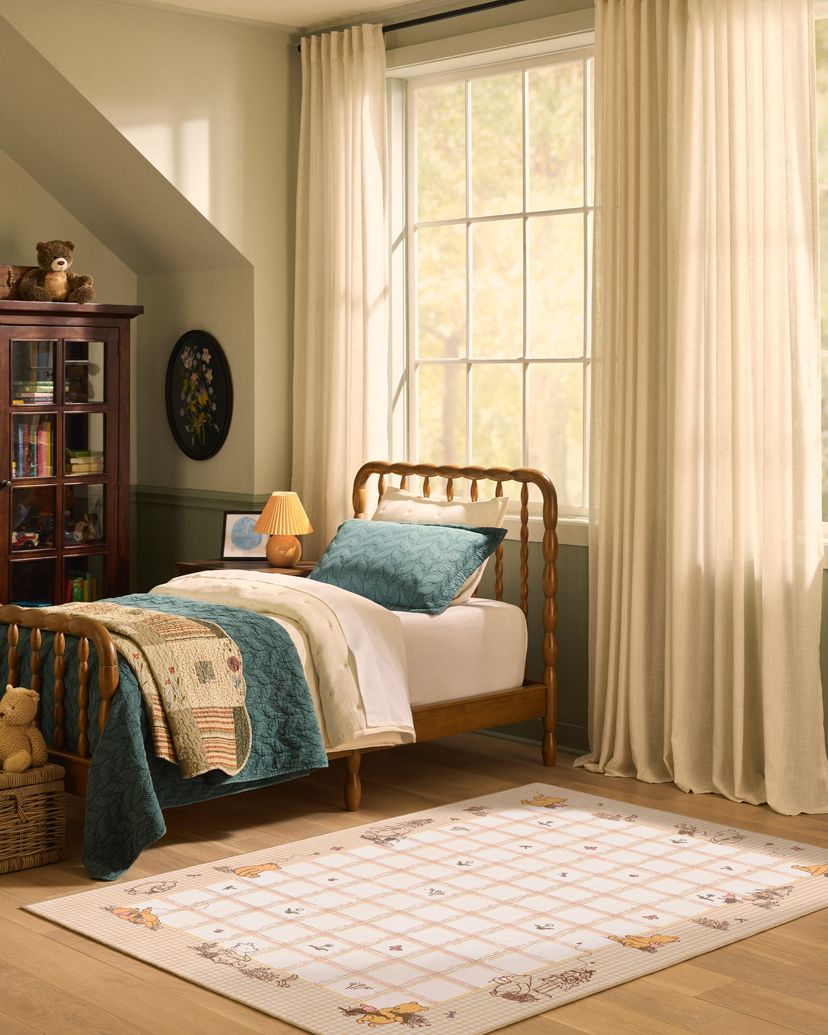A Picnic Together Cream Multicolor Rug