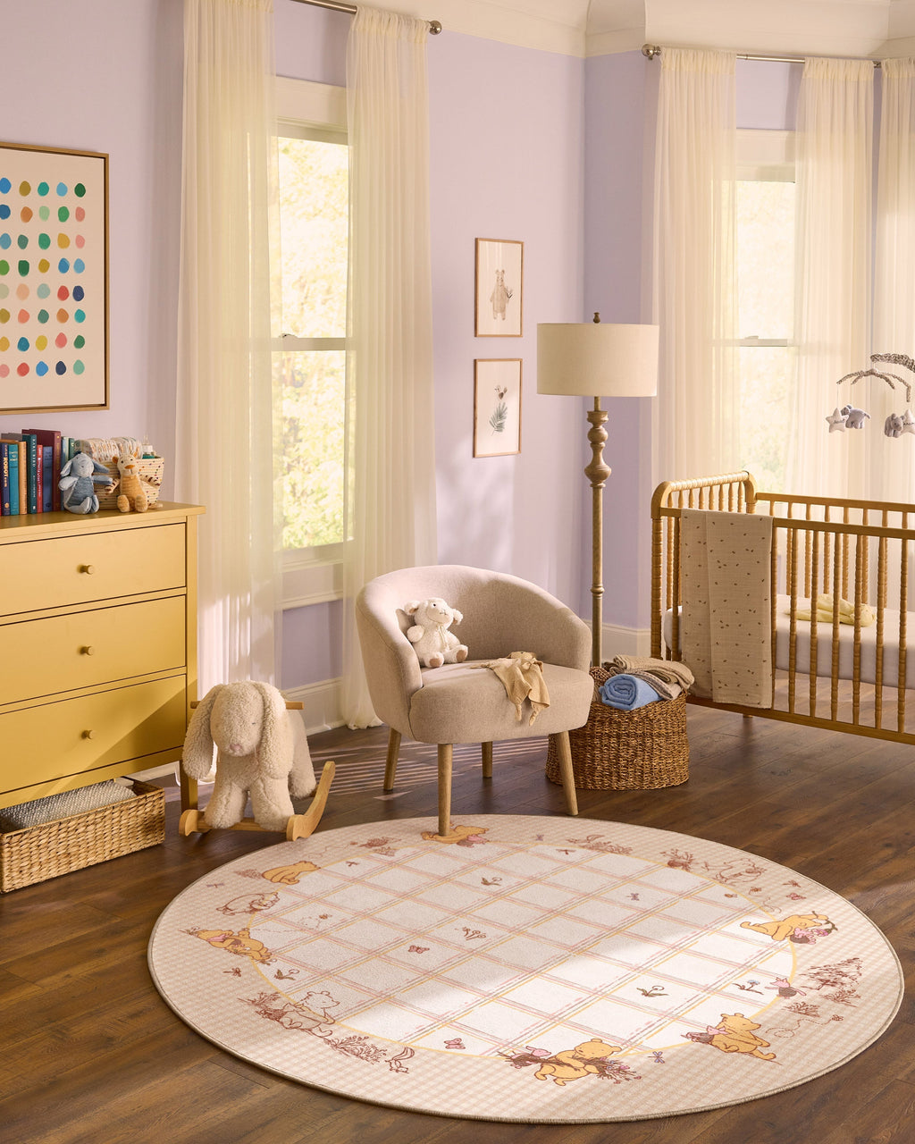 A Picnic Together Cream Multicolor Rug