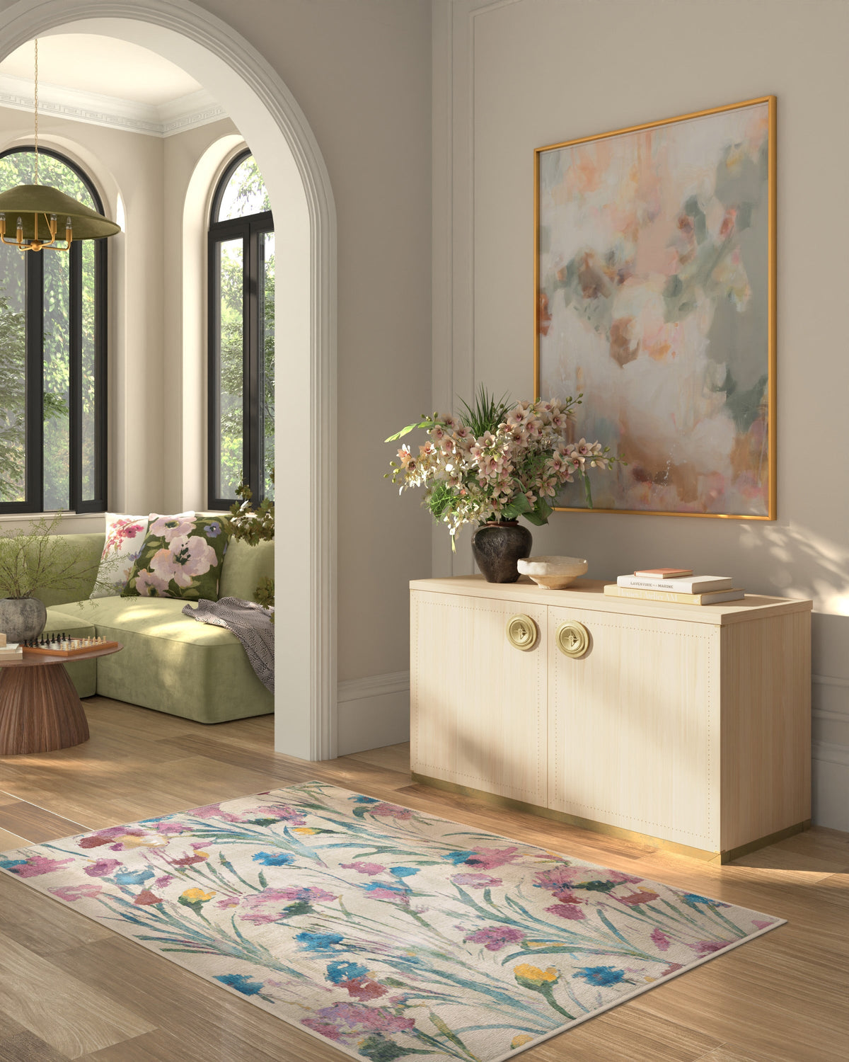 Abeline Multicolor Flatwoven Rug
