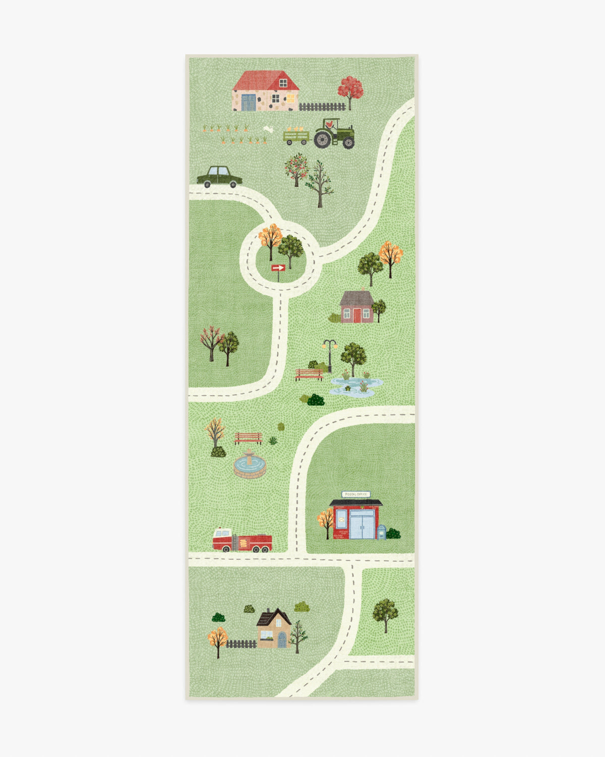 About Town Green Rug