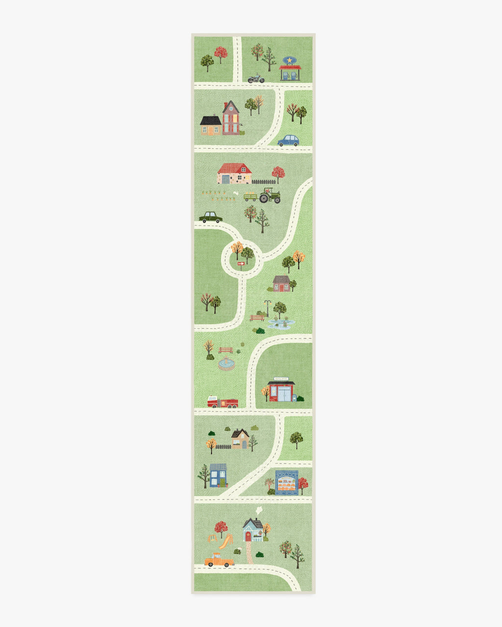 About Town Green Flatwoven Rug