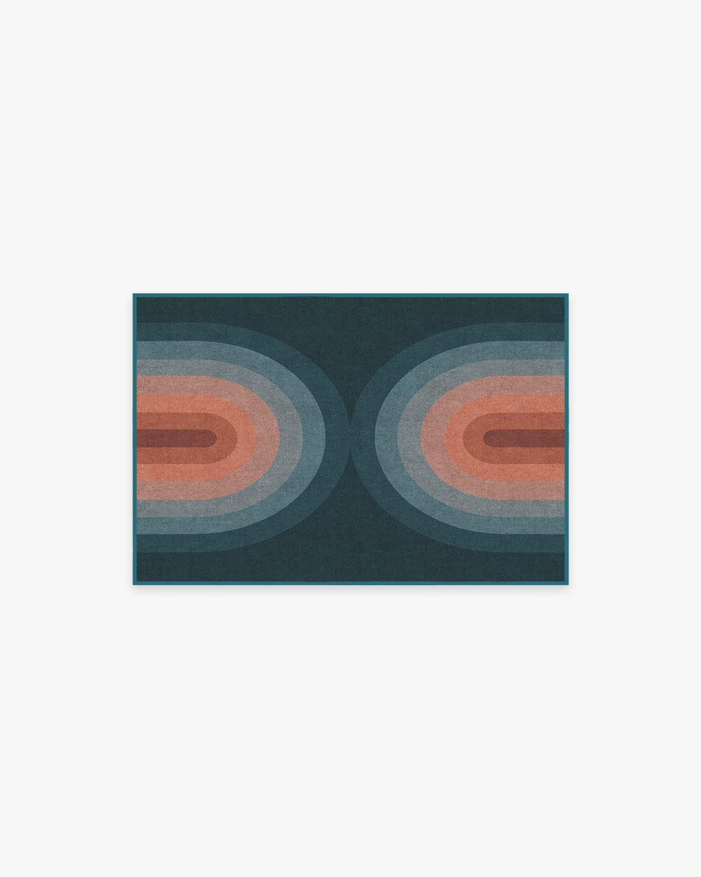 Absida Teal Flatwoven Rug