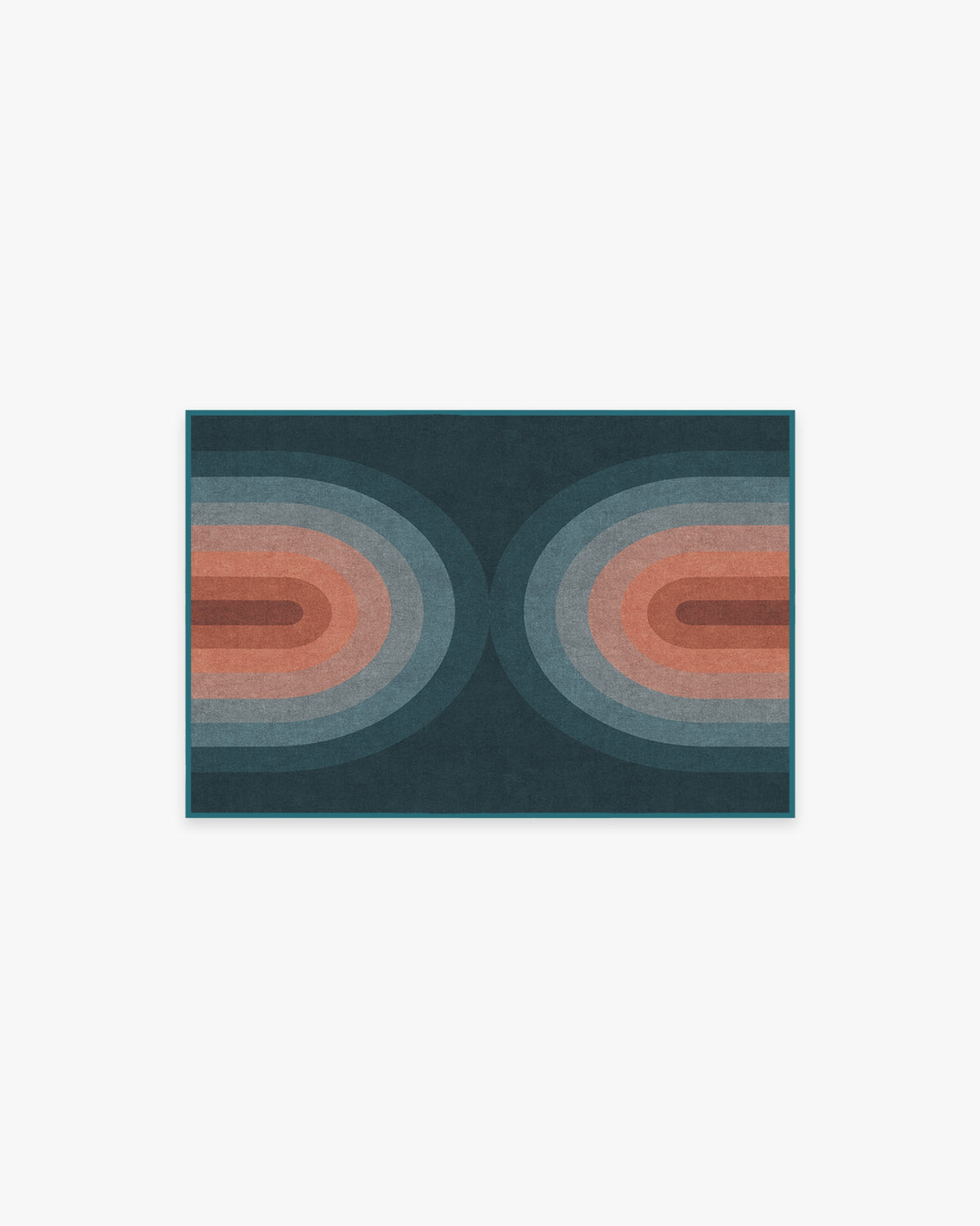 Absida Teal Flatwoven Rug
