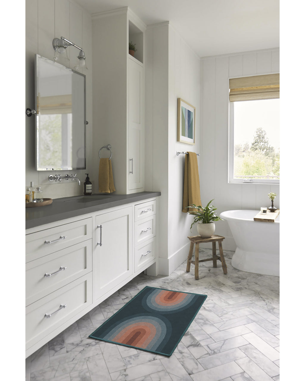 Absida Teal Flatwoven Rug