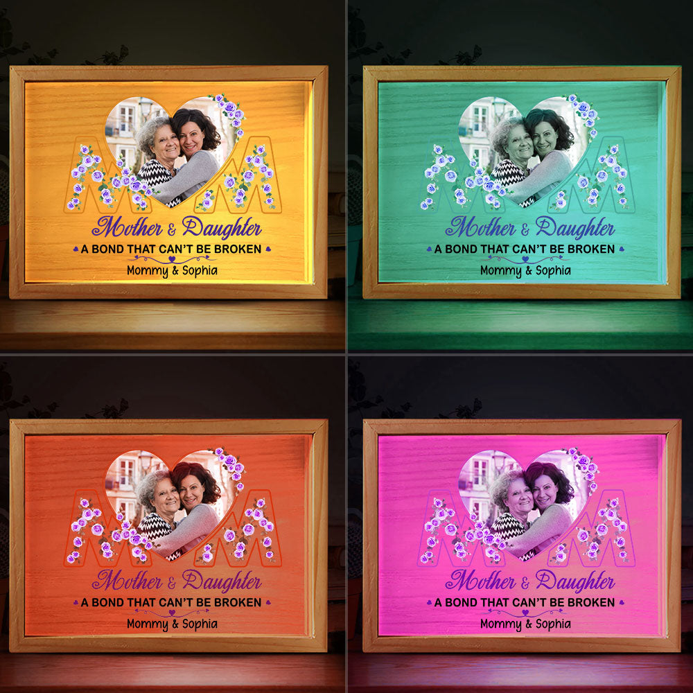 A Bond That Can Not Be Broken - Personalized Frame Light Box