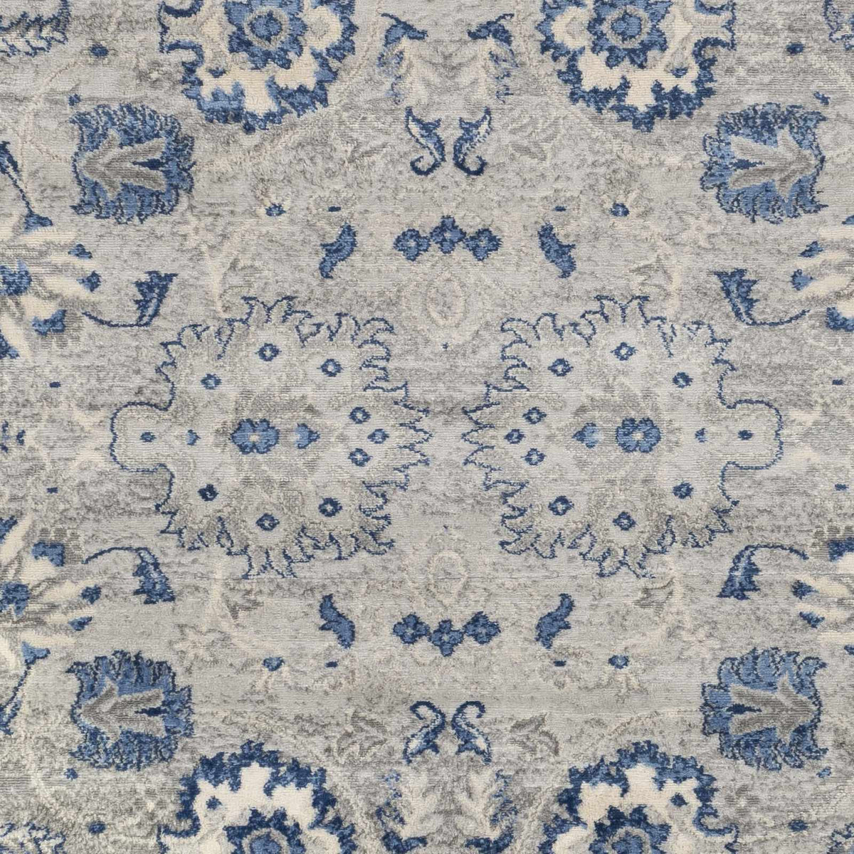 Adairsville Blue Floral Area Carpet - Clearance