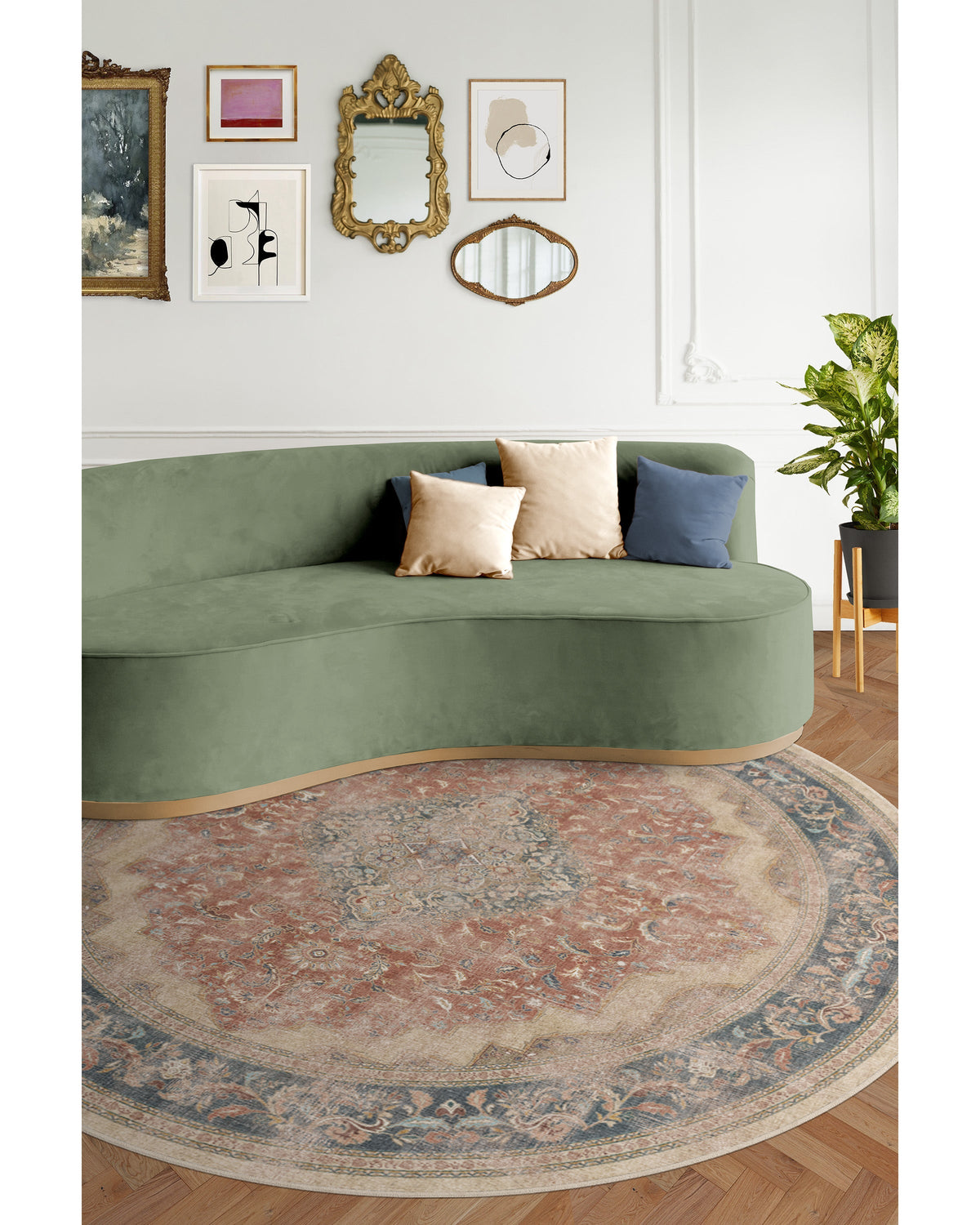 Adeline Antique Red Flatwoven Rug