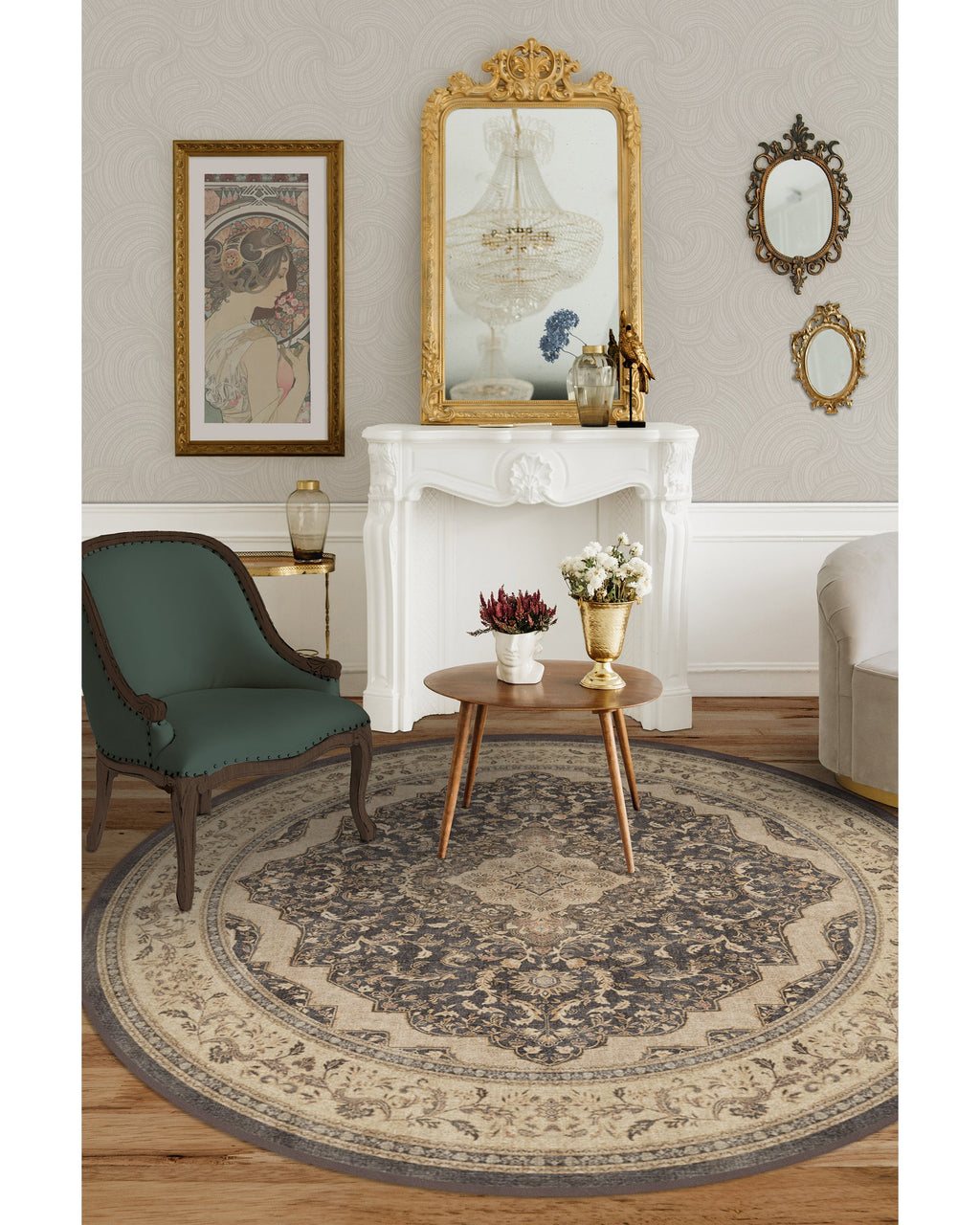 Adeline Dark Wood Flatwoven Rug