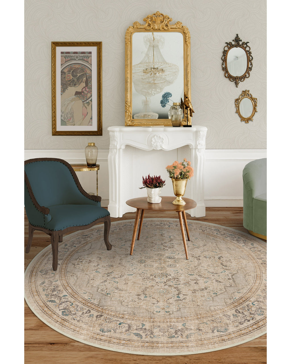 Adeline Ivory Opal Flatwoven Rug