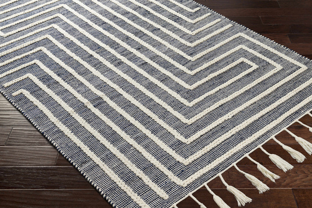 Aditya Tasseled Jute&Wool Carpet - Clearance