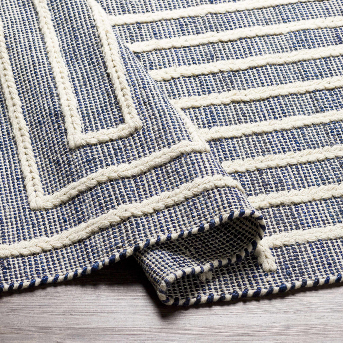 Aditya Tasseled Jute&Wool Carpet - Clearance