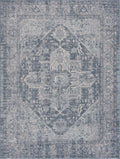 Peeta Blue Medallion Area Rug - Clearance