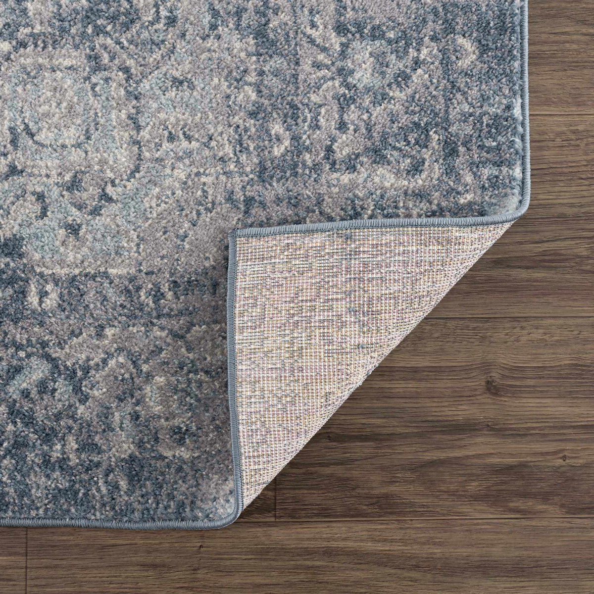 Peeta Blue Medallion Area Rug - Clearance