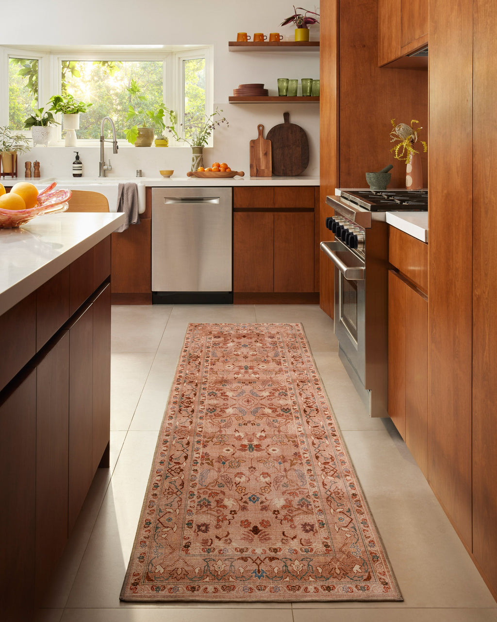 Alba Terracotta Rose Rug