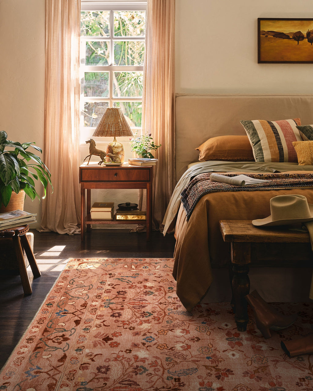 Alba Terracotta Rose Rug