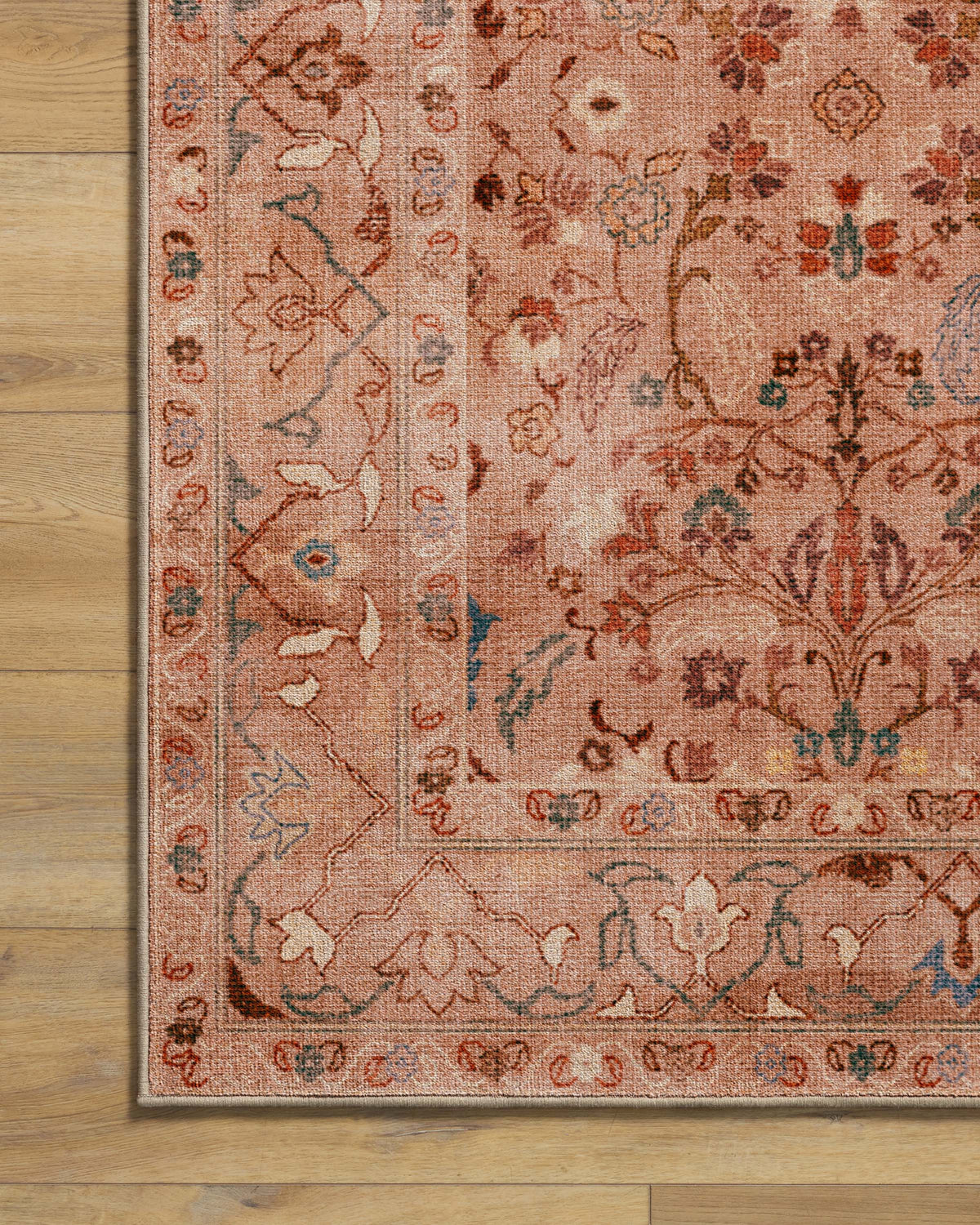 Alba Terracotta Rose Rug