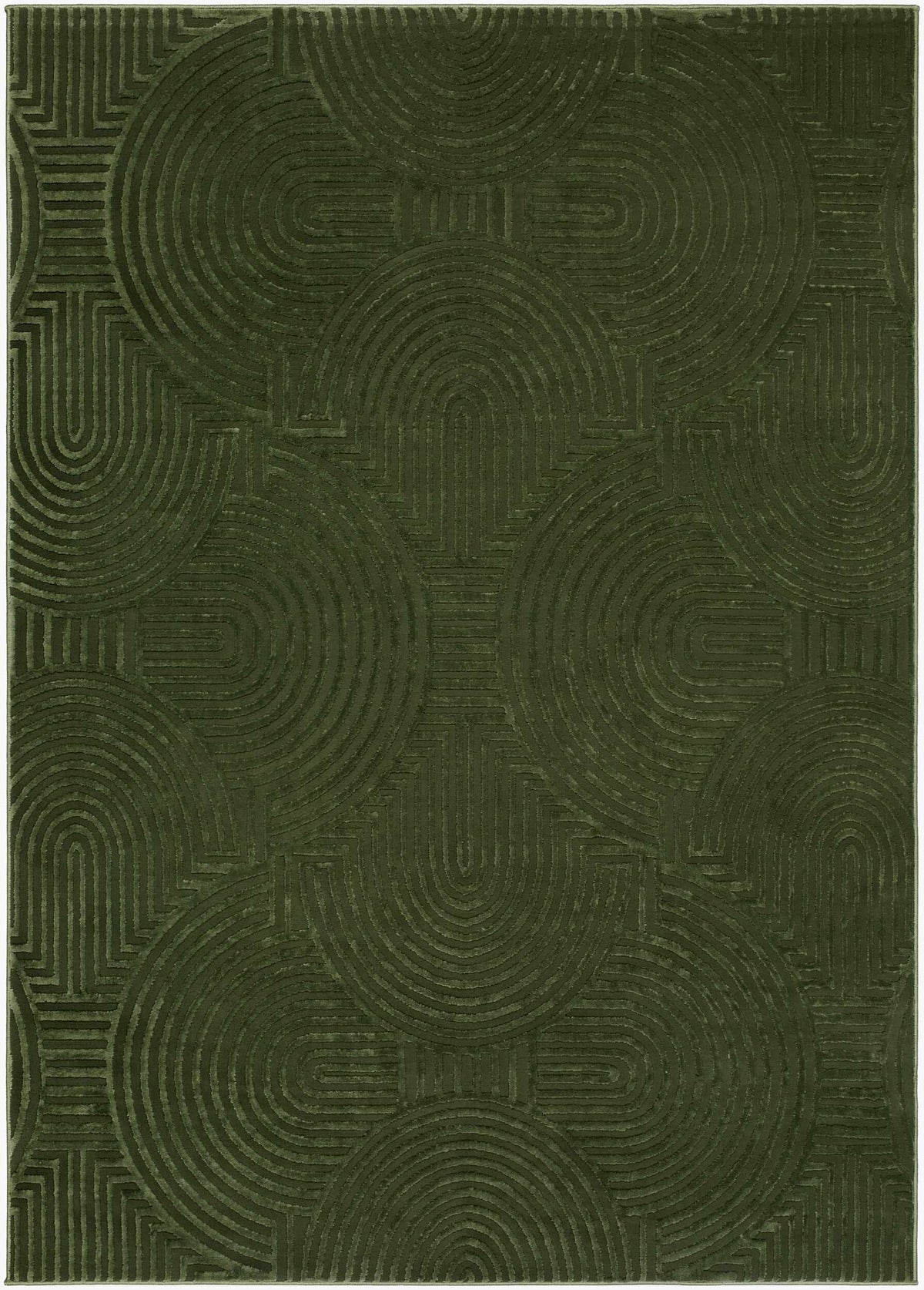 Aucoin Beige Rainbow Washable Area Rug