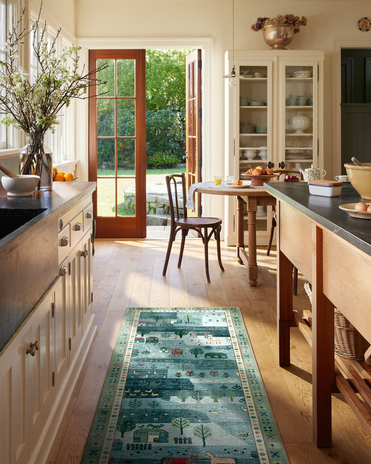 Alder Soft Blue Rug