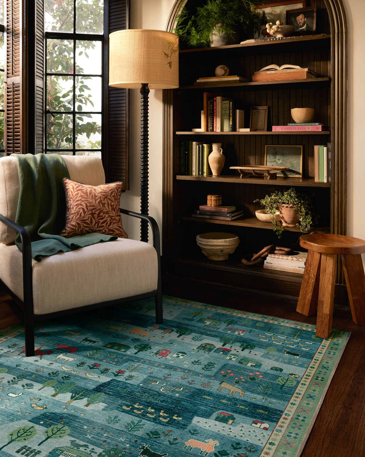 Alder Soft Blue Rug